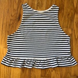 Striped Crop Top